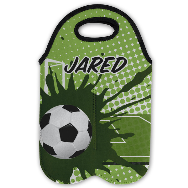 Soccer Double Wine Tote - Flat (new)