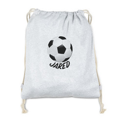 Soccer Drawstring Backpack - Sweatshirt Fleece (Personalized)