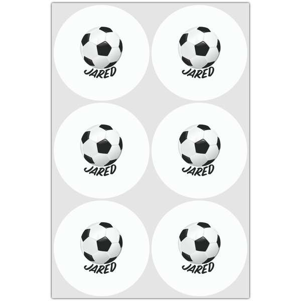 Soccer Drink Topper - XLarge - Set of 6