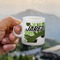 Soccer Espresso Cup - 3oz LIFESTYLE (new hand)