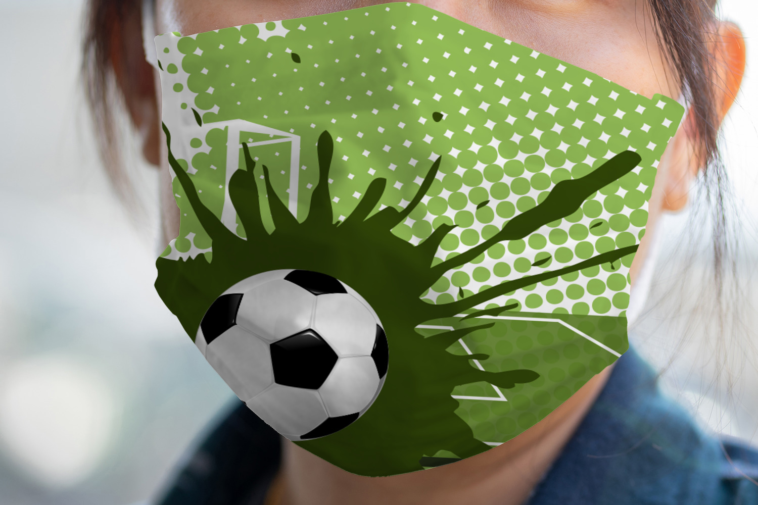 Soccer Face Mask Cover (Personalized) YouCustomizeIt