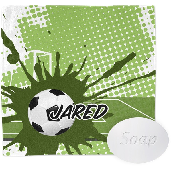 Custom Soccer Washcloth (Personalized)
