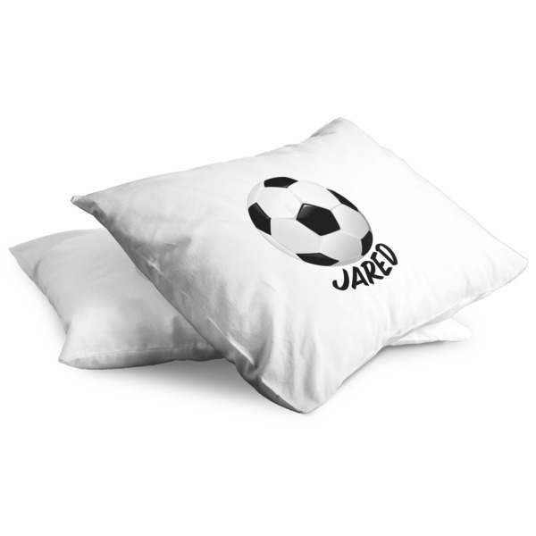Soccer Full Pillow Case - TWO (partial print)