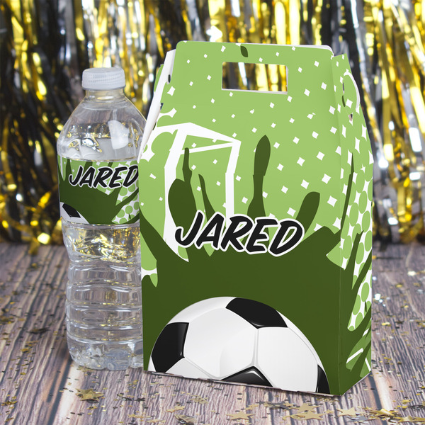 Soccer Gable Favor Box - In Context