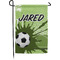 Soccer Small Garden Flag - Single Sided w/ Name or Text