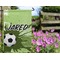 Soccer Garden Flag - Outside In Flowers