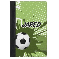 Soccer Genuine Leather Passport Cover (Personalized)