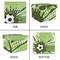 Soccer Gift Boxes with Lid - Canvas Wrapped - Large - Approval
