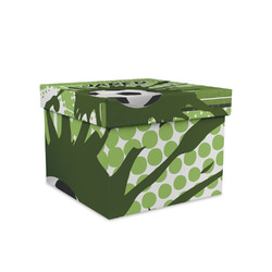 Soccer Gift Box with Lid - Canvas Wrapped - Medium (Personalized)