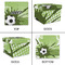 Soccer Gift Boxes with Lid - Canvas Wrapped - X-Large - Approval