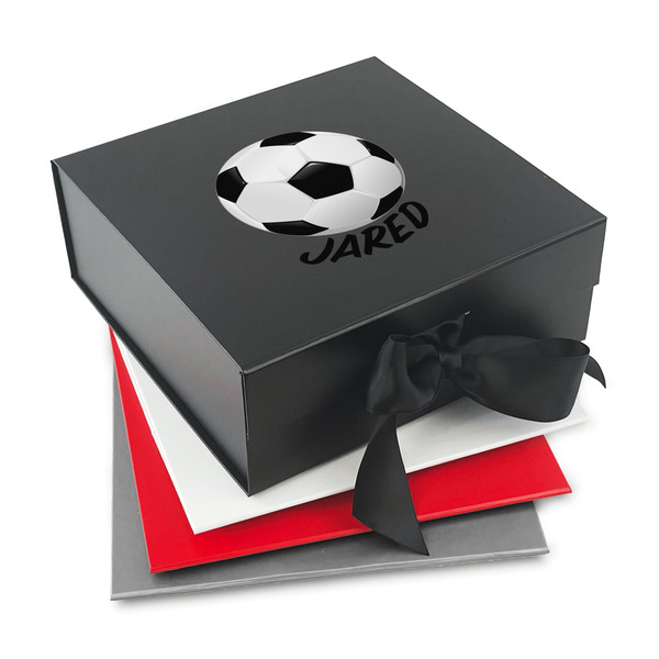 Custom Soccer Gift Box with Magnetic Lid (Personalized)
