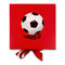 Soccer Gift Boxes with Magnetic Lid - Red - Approval