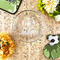 Soccer Glass Pie Dish - LIFESTYLE