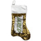 Soccer Gold Sequin Stocking - Front