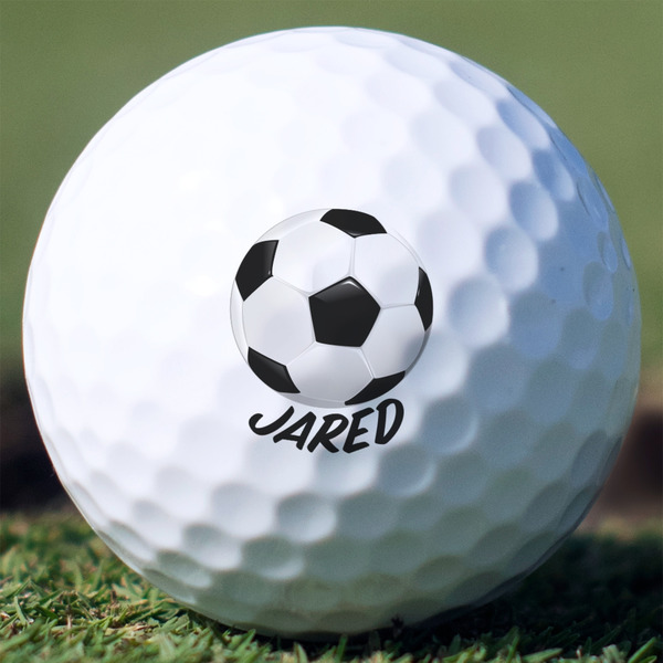 Custom Soccer Golf Balls - Titleist Pro V1 - Set of 3 (Personalized)
