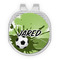 Soccer Golf Ball Marker - Hat Clip - Silver