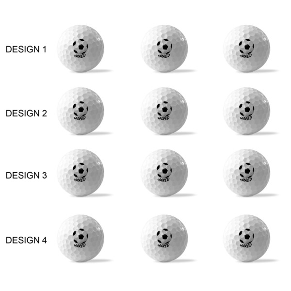 Soccer Golf Balls - Generic - Set of 12 - APPROVAL