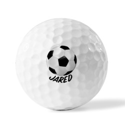 Soccer Personalized Golf Ball - Non-Branded - Set of 12 (Personalized)