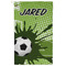 Soccer Golf Towel - Poly-Cotton Blend - Large w/ Name or Text