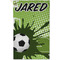 Soccer Golf Towel - Poly-Cotton Blend - Small w/ Name or Text
