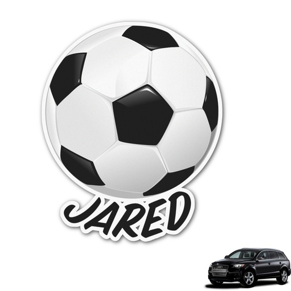 Custom Soccer Graphic Car Decal (Personalized)
