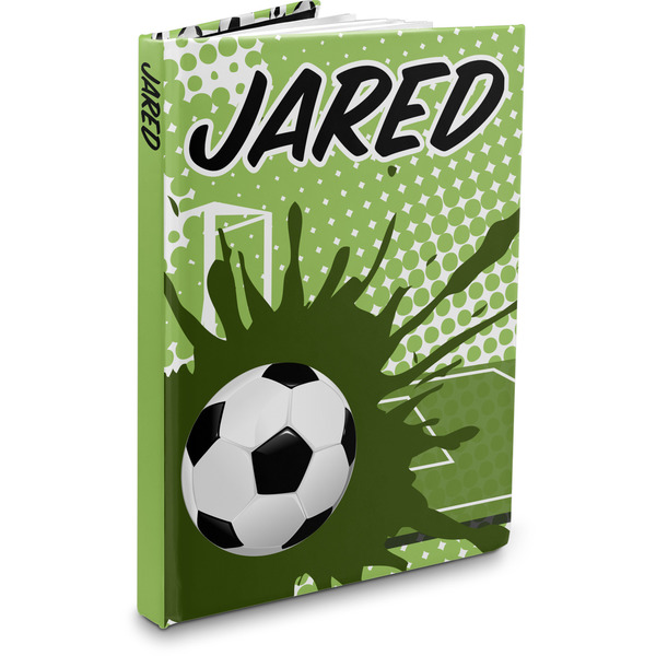 Custom Soccer Hardbound Journal - 7.25" x 10" (Personalized)