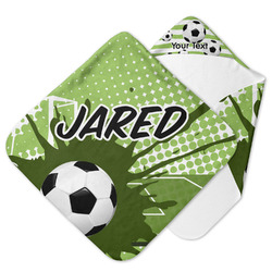 Soccer Hooded Baby Towel (Personalized)