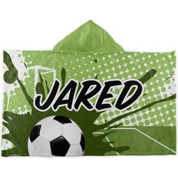 Soccer Kids Hooded Towel (Personalized)