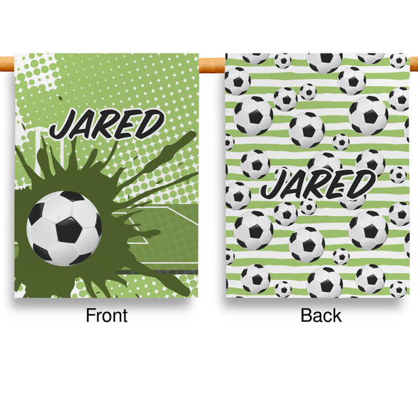 Soccer House Flags - Double Sided - APPROVAL