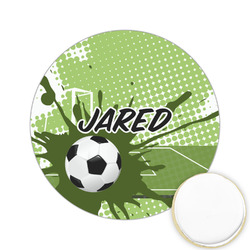 Soccer Printed Cookie Topper - 2.15" (Personalized)