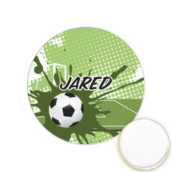 Soccer Printed Cookie Topper - 1.25" (Personalized)