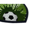 Soccer Iron on Shield 3 Detail