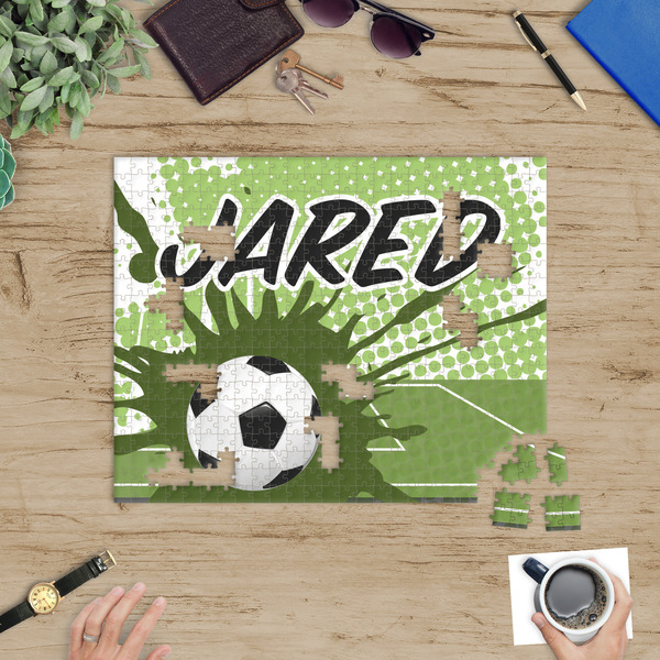 Soccer Jigsaw Puzzle 500 Piece - In Context