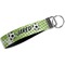 Soccer Webbing Keychain FOB with Metal