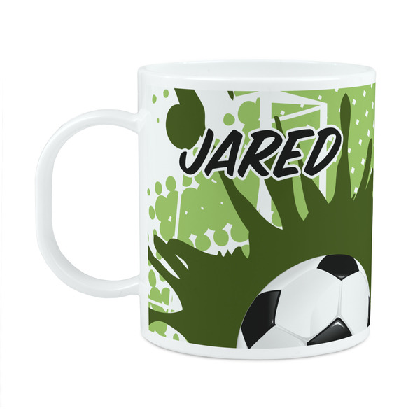 Custom Soccer Plastic Kids Mug (Personalized)