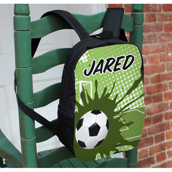 Soccer Kids Backpack - In Context