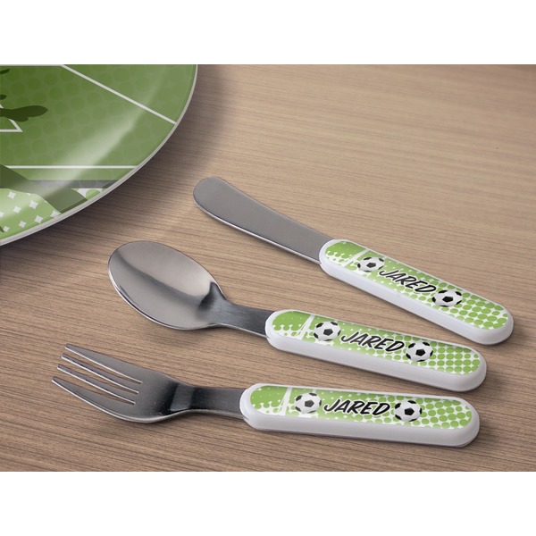 Soccer Kids Flatware w/ Plate