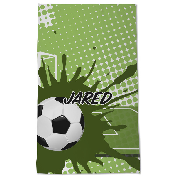 Soccer Kitchen Towel - Poly Cotton - Full Front