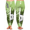 Soccer Ladies Leggings - Front and Back