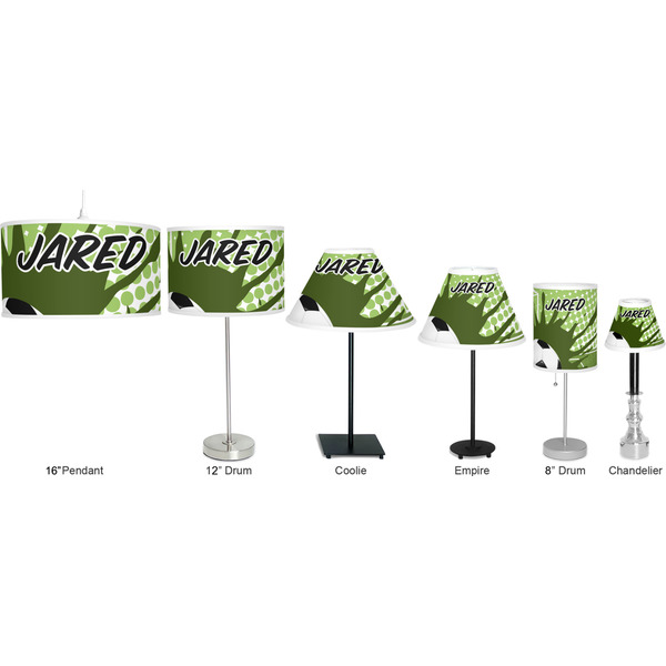 Soccer Lamp Full View Size Comparison