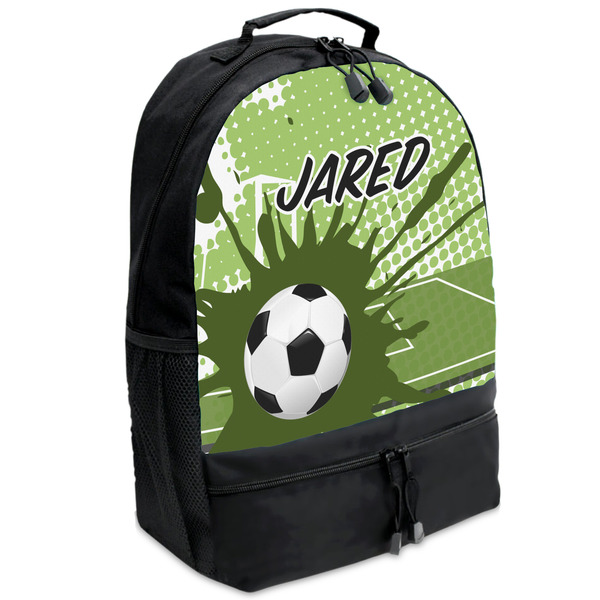 Custom Soccer Backpacks - Black (Personalized)
