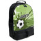 Soccer Large Backpack - Black - Angled View