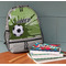 Soccer Large Backpack - Gray - On Desk