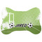 Soccer Bone Shaped Dog Food Mat (Personalized)