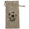 Soccer Large Burlap Gift Bags - Front