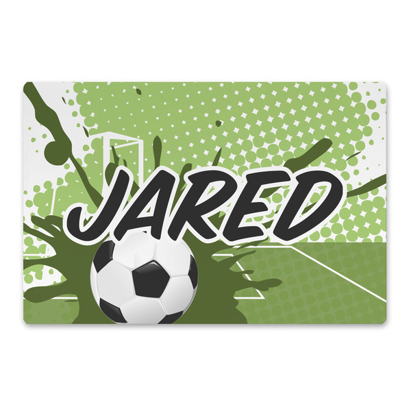Custom Soccer Large Rectangle Car Magnet (Personalized)