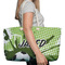 Soccer Large Rope Tote Bag - In Context View