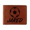 Soccer Leatherette Bifold Wallet (Personalized)