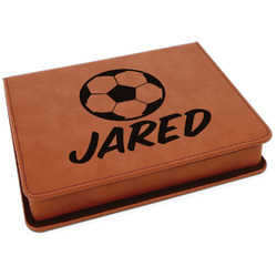 Soccer Leatherette 4-Piece Wine Tool Set (Personalized)