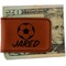 Soccer Leatherette Magnetic Money Clip - Single Sided (Personalized)